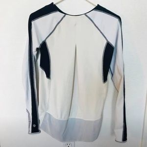 Two tone white pullover lululemon